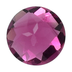 RUBELLITE CHECKER CUT ROUND 4MM 0.25 Cts.