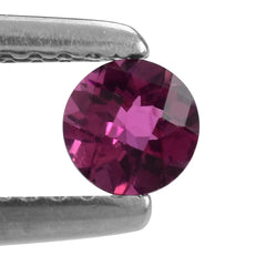 RUBELLITE CHECKER CUT ROUND 4MM 0.25 Cts.
