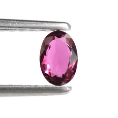 RUBELLITE CUT OVAL 6X4MM (DARK) 0.40 Cts.