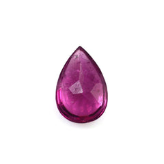 RUBELLITE BUFFTOP CUT PEAR (MEDIUM/HI) 6X4MM 0.40 Cts.