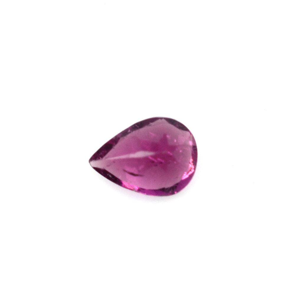 RUBELLITE CUT PEAR (MEDIUM/HI) 3.50X2.50MM 0.11 Cts.