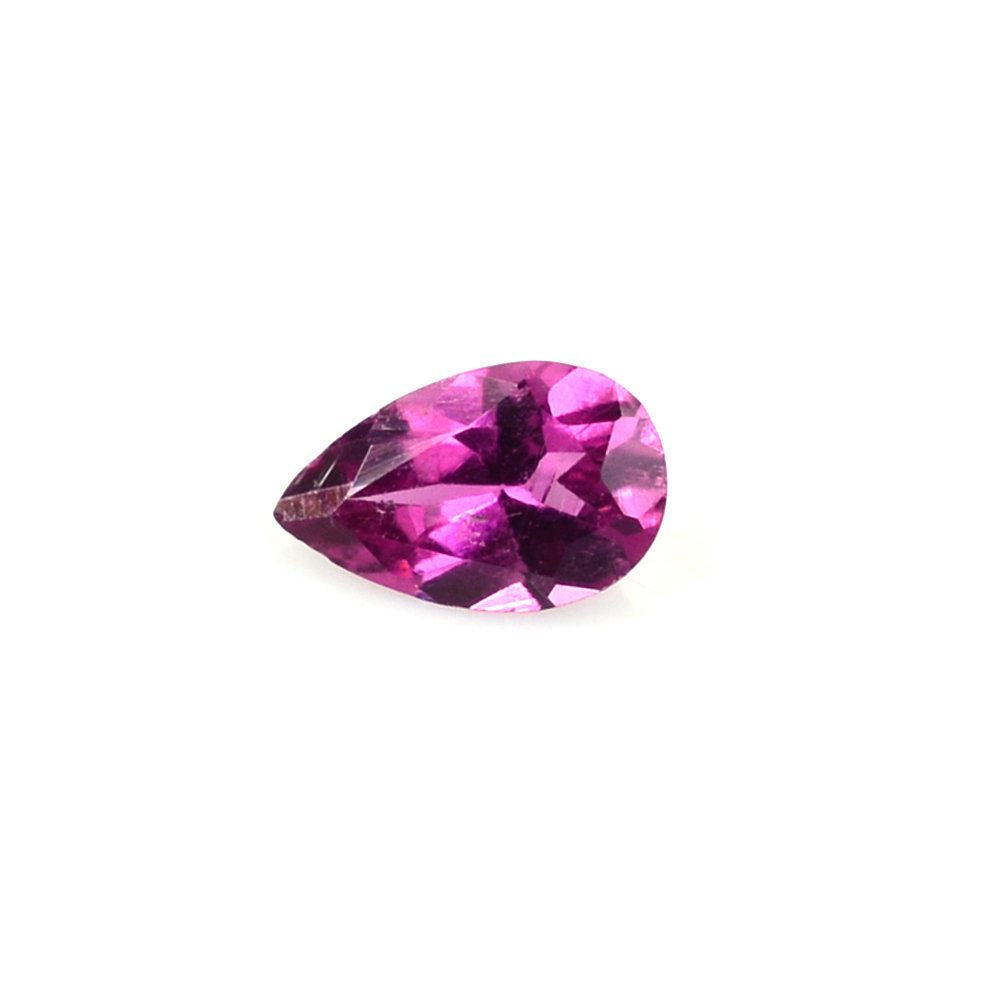 RUBELLITE CUT PEAR (MEDIUM/SI) 4.50X3MM 0.15 Cts.