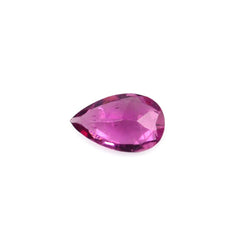 RUBELLITE CUT PEAR (MEDIUM/SI) 4.50X3MM 0.15 Cts.