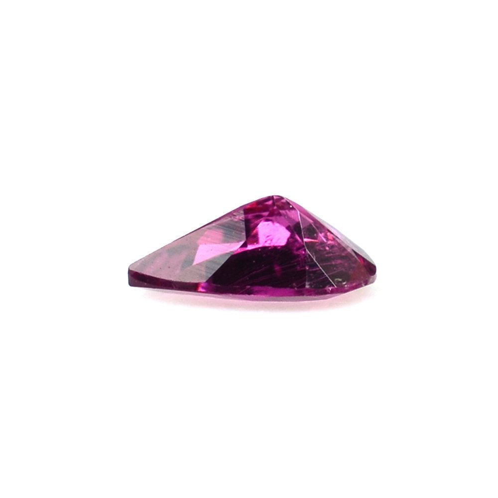 RUBELLITE CUT PEAR (DARK/SI) 5X3.50MM 0.23 Cts.