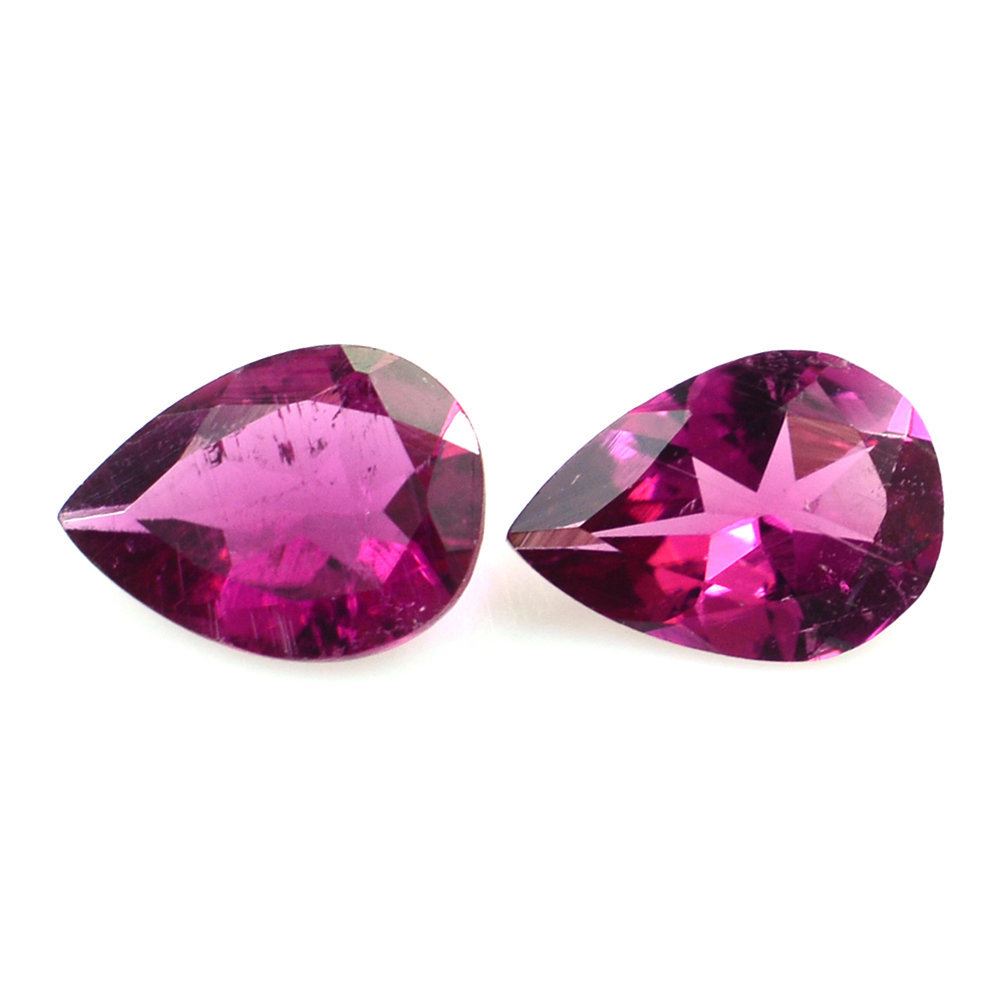 RUBELLITE CUT PEAR (DARK/SI) 5X3.50MM 0.23 Cts.