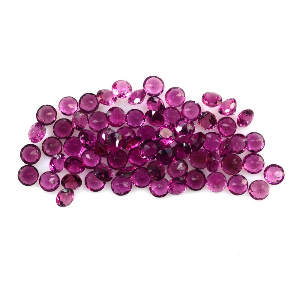 RUBELLITE CUT ROUND (VERY DARK/SI) 1.80MM 0.03 Cts.