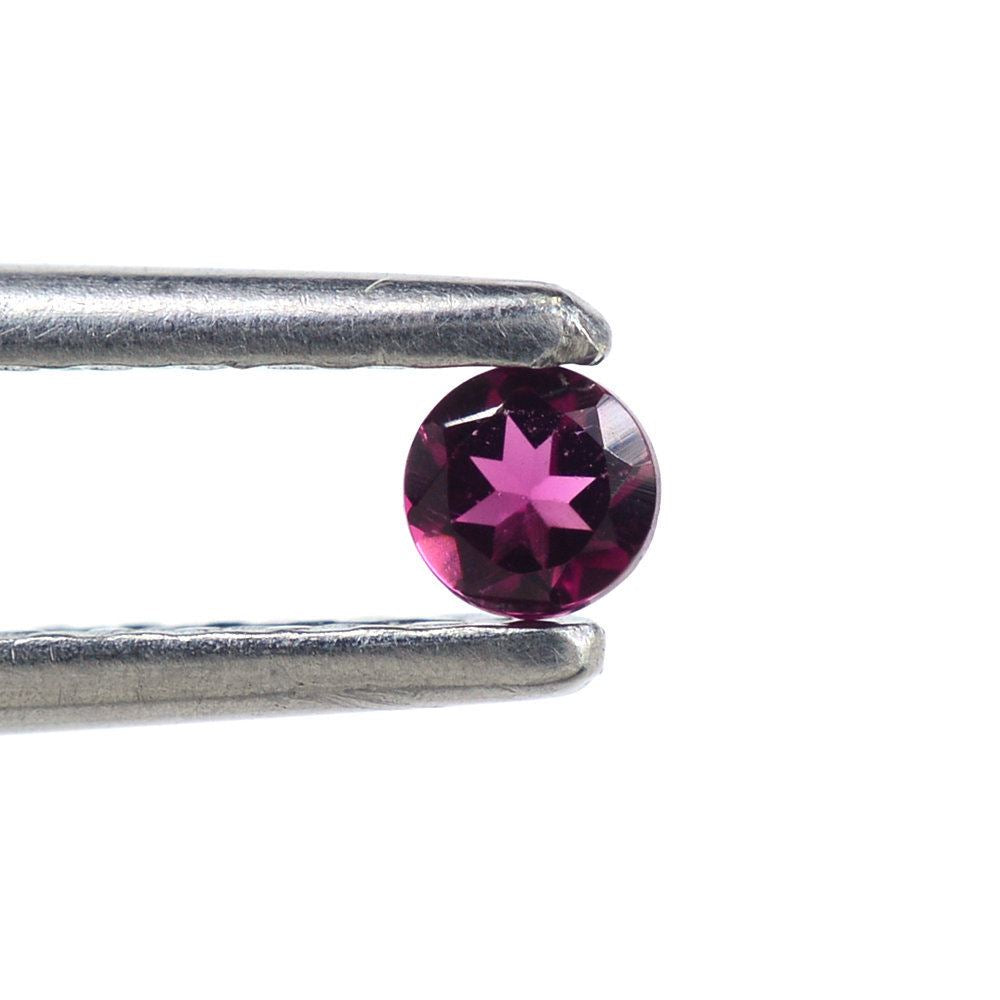 RUBELLITE CUT ROUND (DARK/SI) 3MM 0.11 Cts.