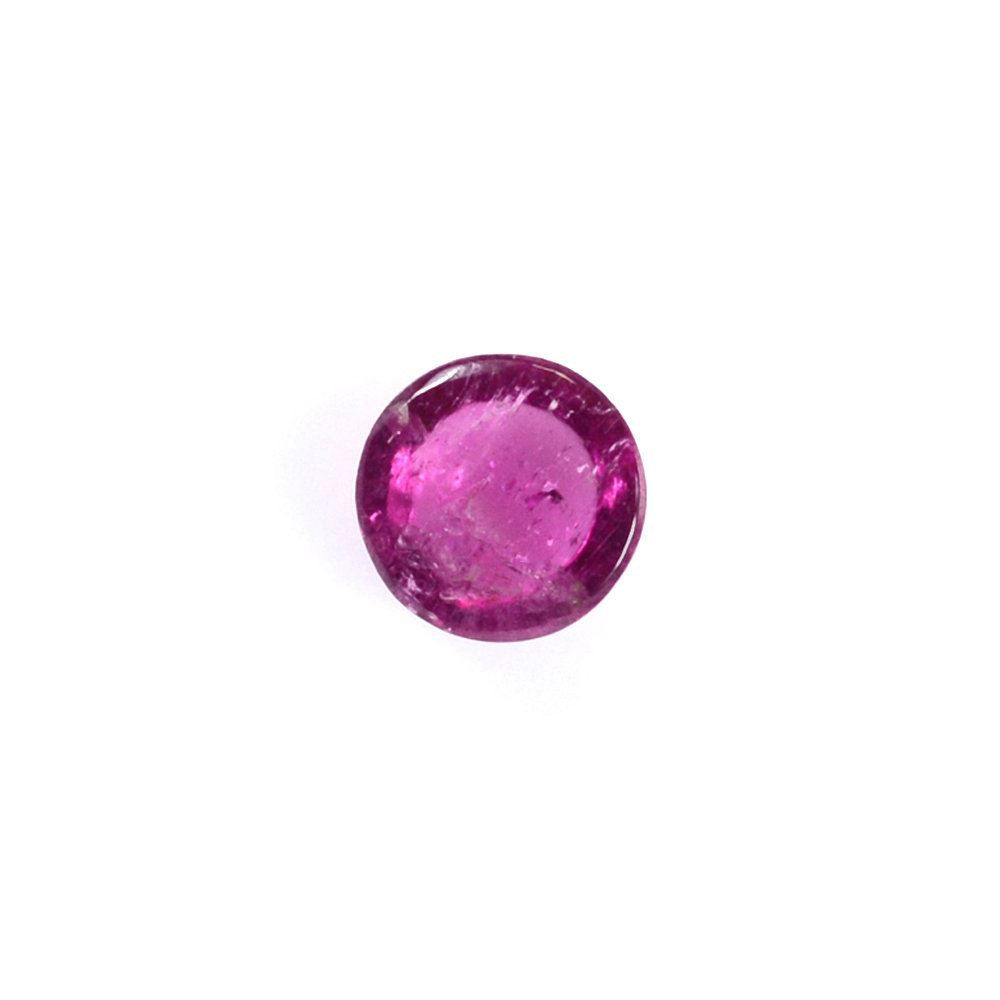 RUBELLITE ROUND CAB (MEDIUM/SI) 3MM 0.15 Cts.