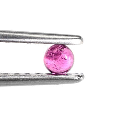RUBELLITE ROUND CAB (MEDIUM/SI) 3MM 0.15 Cts.