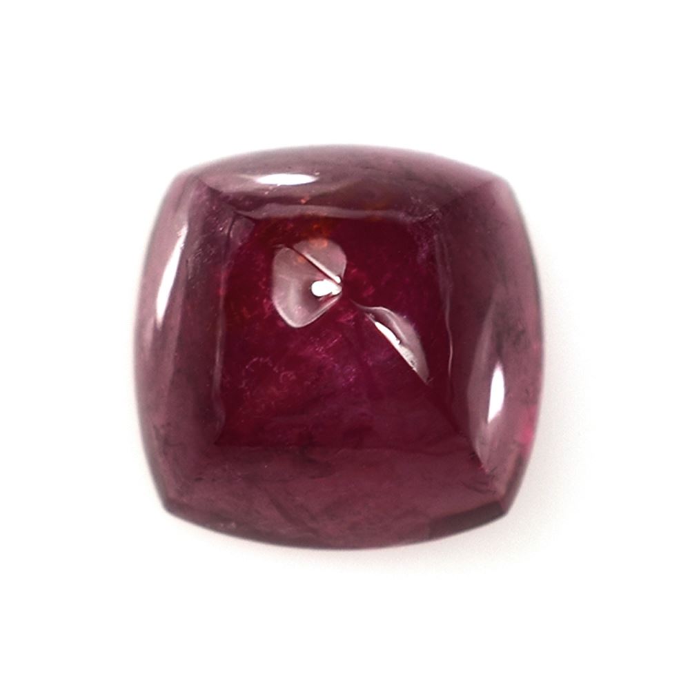 RUBELLITE SUGARLOAF CUSHION CAB 10X10 MM 5.05 Cts.