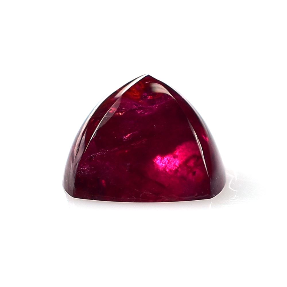 RUBELLITE SUGARLOAF CUSHION CAB 10X10 MM 5.05 Cts.