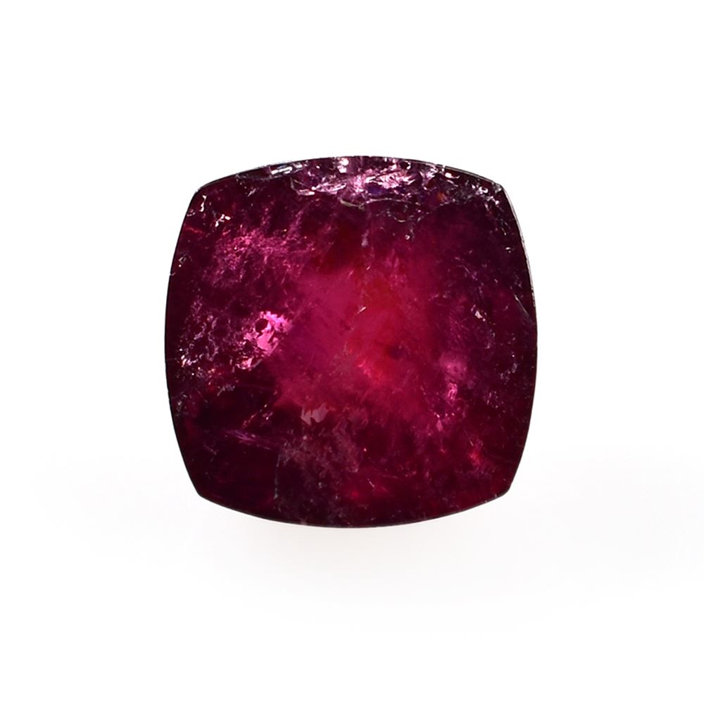 RUBELLITE SUGARLOAF CUSHION CAB 10X10 MM 5.05 Cts.