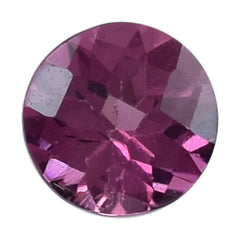 RUBELLITE CHECKER CUT ROUND 3.50MM 0.16 Cts.