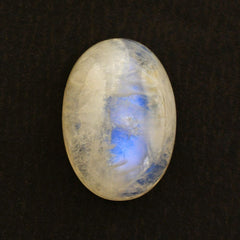 RAINBOW MOONSTONE OVAL CAB (CLOUDY) 14X10MM 5.40 Cts.