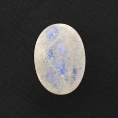 RAINBOW MOONSTONE OVAL CAB (CLOUDY) 14X10MM 5.40 Cts.