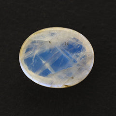RAINBOW MOONSTONE OVAL CAB (SEMI CLOUDY) 12X10MM 4.44 Cts.