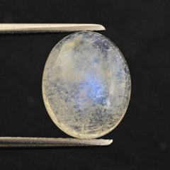 RAINBOW MOONSTONE OVAL CAB (SEMI CLOUDY) 12X10MM 4.44 Cts.