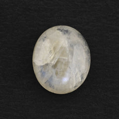 RAINBOW MOONSTONE OVAL CAB (CLOUDY) 12X10MM 4.24 Cts.