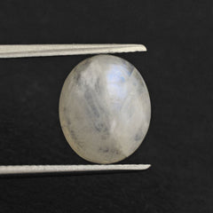 RAINBOW MOONSTONE OVAL CAB (CLOUDY) 12X10MM 4.24 Cts.