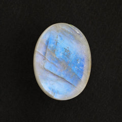 RAINBOW MOONSTONE OVAL CAB (SEMI CLOUDY) 16X12MM 19.25 Cts.