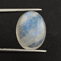 RAINBOW MOONSTONE OVAL CAB (SEMI CLOUDY) 16X12MM 19.25 Cts.