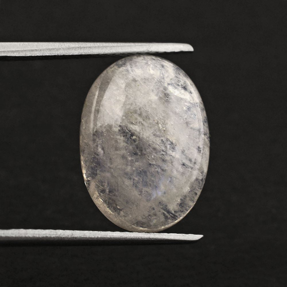 RAINBOW MOONSTONE OVAL CAB (CLOUDY) 16X12MM 8.35 Cts.