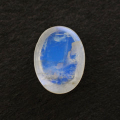 RAINBOW MOONSTONE OVAL CAB (SEMI CLOUDY) 8X6MM 1.14 Cts.