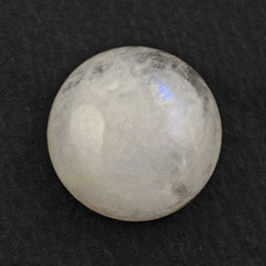 RAINBOW MOONSTONE ROUND CAB (CLOUDY) 12MM 6.60 Cts.