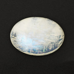 RAINBOW MOONSTONE OVAL CAB  (CLOUDY) 14X10MM 4.94 Cts.