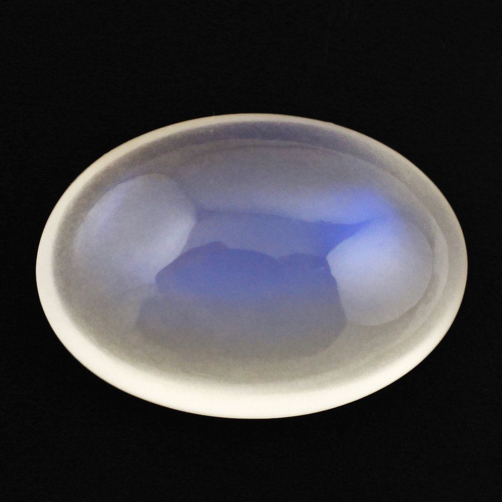 RAINBOW MOONSTONE (AFRICAN) OVAL CAB 14X10MM 5.92 Cts.