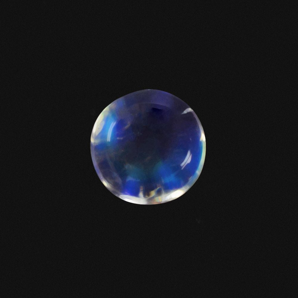 RAINBOW MOONSTONE ROUND CAB 5MM 0.56 Cts.
