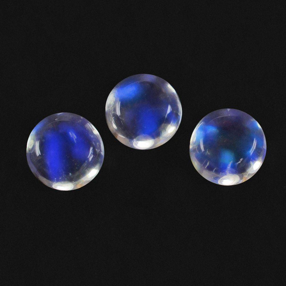 RAINBOW MOONSTONE ROUND CAB 5MM 0.56 Cts.