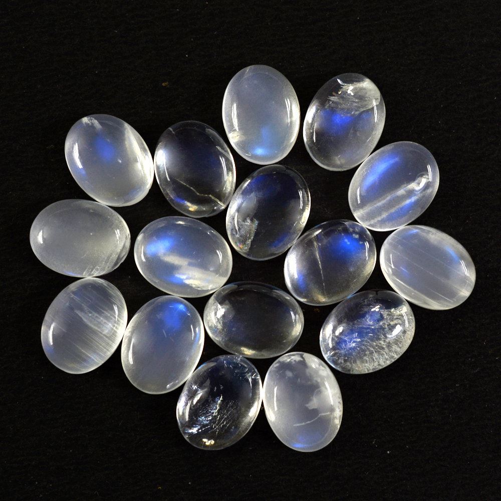 RAINBOW MOONSTONE (AFRICAN) OVAL CAB 9X7MM 1.86 Cts.