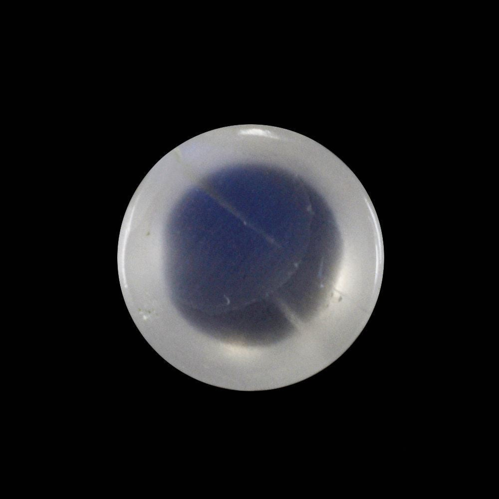 RAINBOW MOONSTONE (AFRICAN) ROUND CAB 7MM 1.38 Cts.
