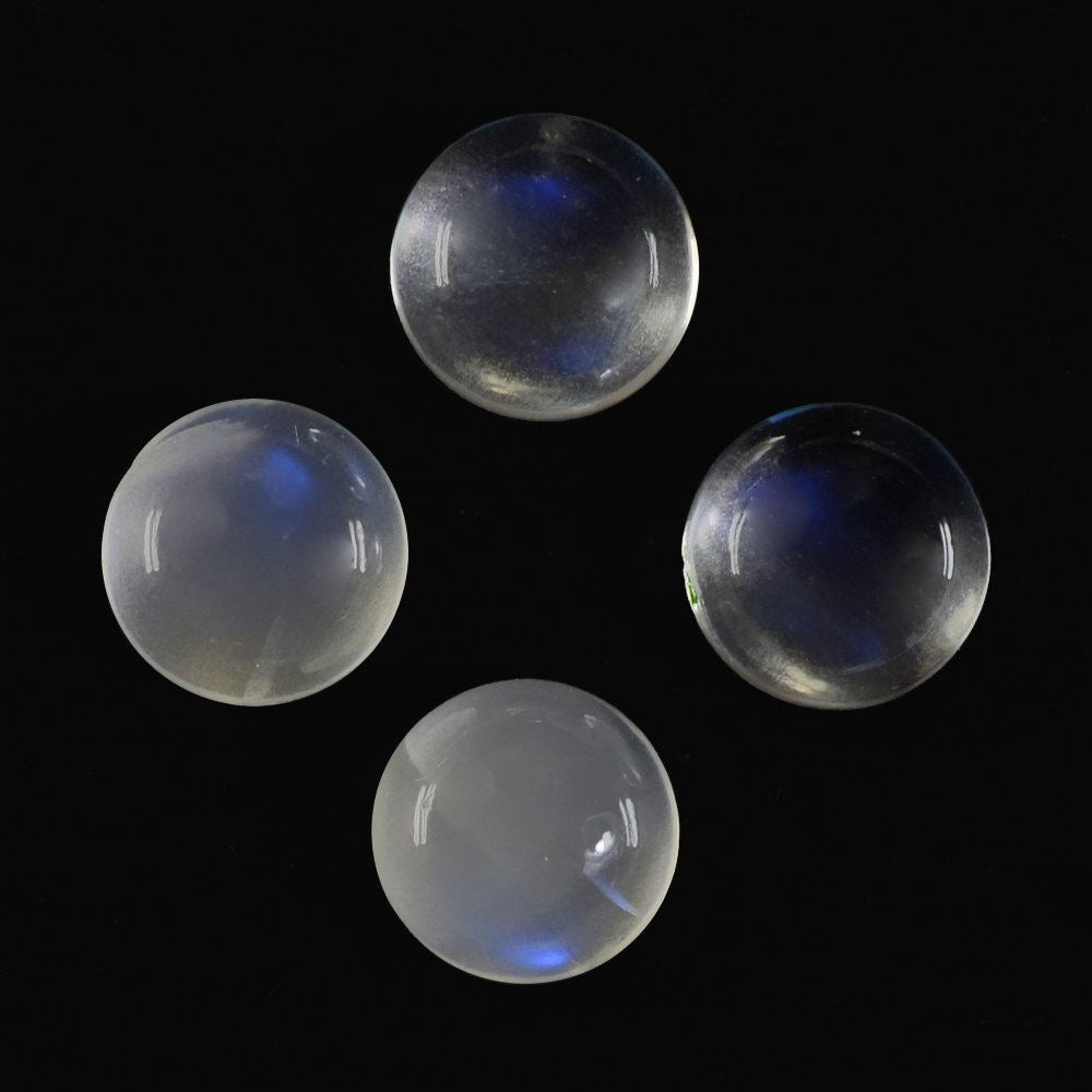 RAINBOW MOONSTONE (AFRICAN) ROUND CAB 7MM 1.38 Cts.