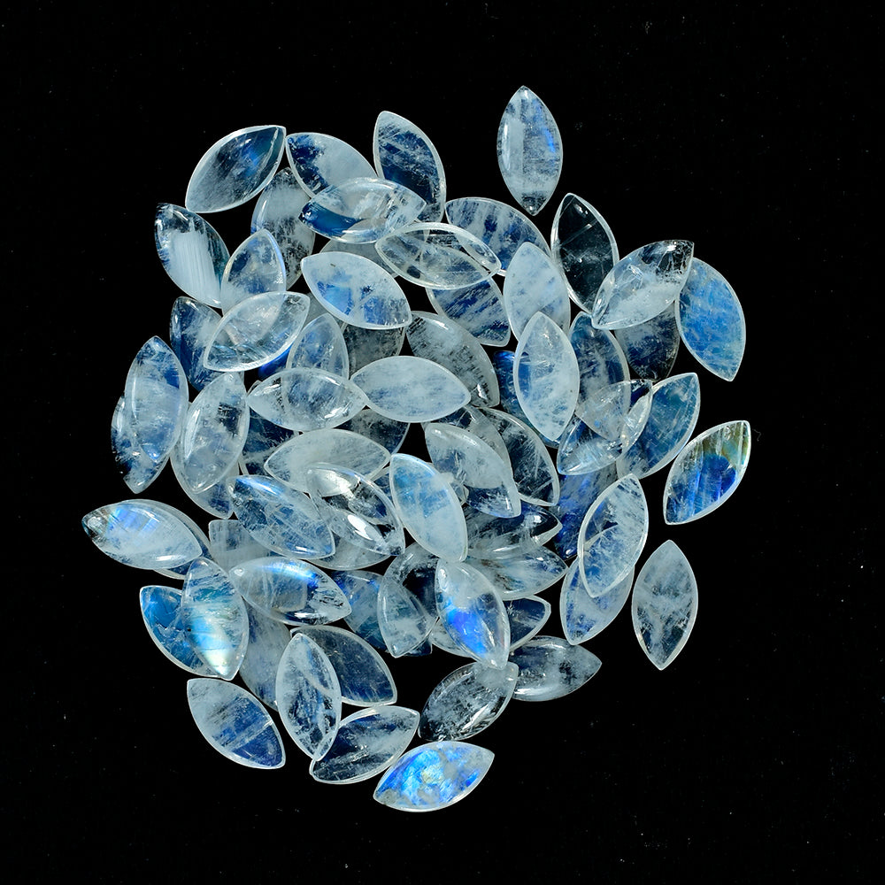 RAINBOW MOONSTONEMARQUISE CAB (SEMI CLOUDY) 12X6MM 1.22 Cts.