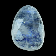 RAINBOW MOONSTONE IRREGULAR PEARISH (SEMI-CLOUDY 14X10MM 3.65 Cts.