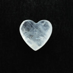RAINBOW MOONSTONE CUT HEART CAB (CLOUDY/NICE BLUE SHINE) 8.00X8.00 MM 1.65 Cts.