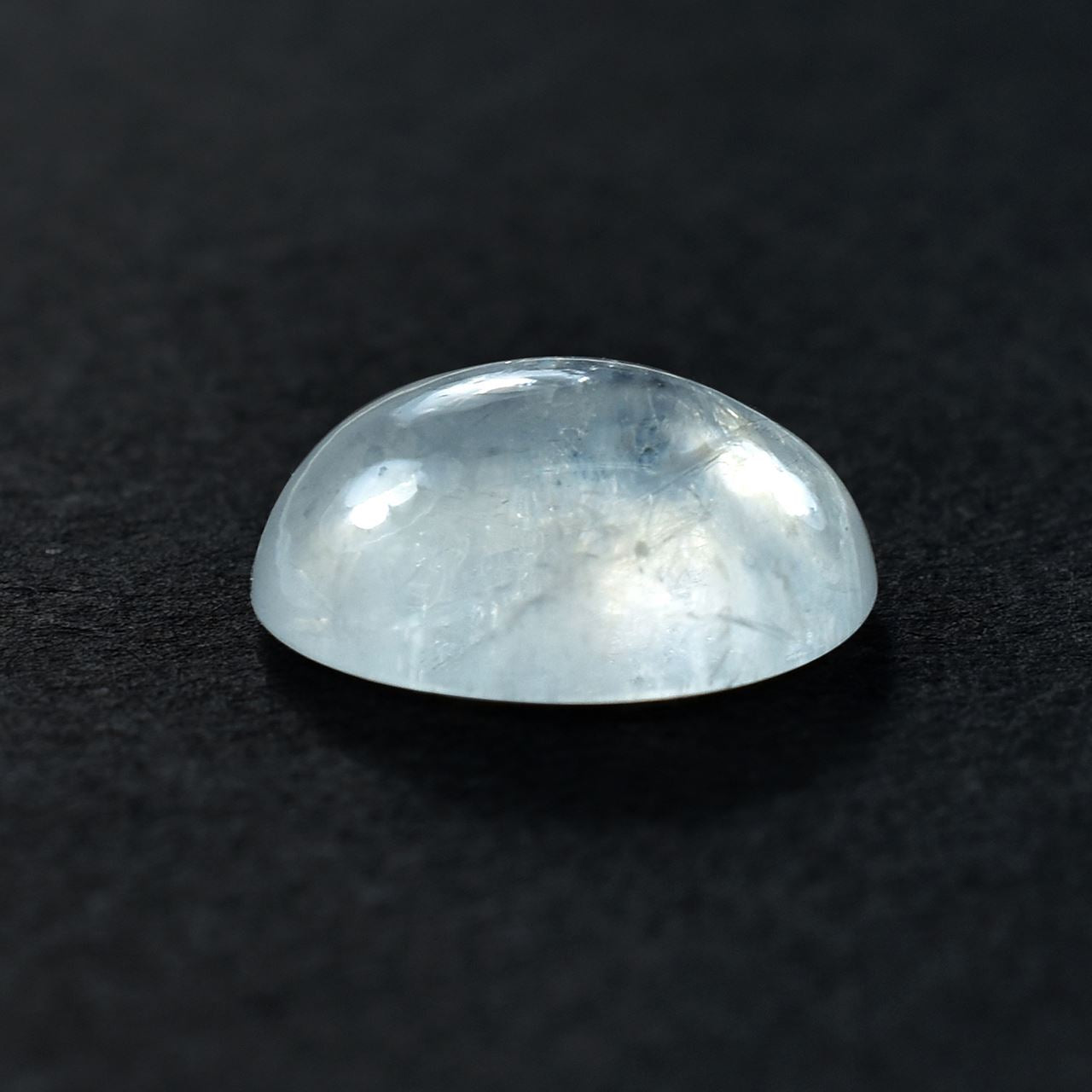 Cloudy Blue Gemstone RAINBOW MOONSTONE PLAIN OVAL CAB