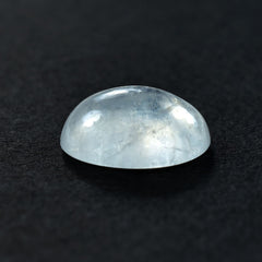 RAINBOW MOONSTONE PLAIN OVAL CAB (SEMI CLOUDY)(NICE BLUE SHINE) 12.00X10.00 MM 4.55 Cts.