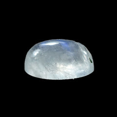 RAINBOW MOONSTONE PLAIN OVAL CAB (SEMI CLOUDY)(NICE BLUE SHINE) 8.00X6.00 MM 1.33 Cts.