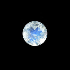 RAINBOW MOONSTONE CUT ROUND (TRASPARENT)(NICE BLUE SHINE) 5.00X5.00 MM 0.48 Cts.