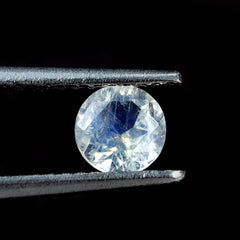 RAINBOW MOONSTONE CUT ROUND (TRASPARENT)(NICE BLUE SHINE) 5.00X5.00 MM 0.48 Cts.