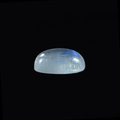 RAINBOW MOONSTONE PLAIN OVAL CAB (SEMI CLOUDY)(HI) 7.00X5.00 MM 0.87 Cts.