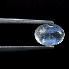 RAINBOW MOONSTONE PLAIN OVAL CAB (SEMI CLOUDY) 8.00X6.00 MM 1.37 Cts.