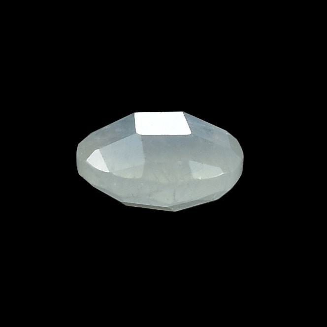 RAINBOW MOONSTONE CHECKER BRIOLETTE ROUND (CLOUDY) 6.00X6.00 MM 0.77 Cts.