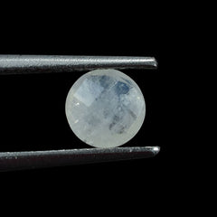 RAINBOW MOONSTONE CHECKER BRIOLETTE ROUND (CLOUDY) 6.00X6.00 MM 0.77 Cts.