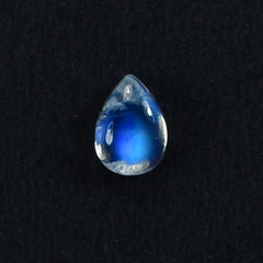RAINBOW MOONSTONE PEAR CAB (CLEAN TO SI) 7.00X5.00 MM 0.73 Cts.