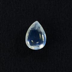 RAINBOW MOONSTONE PEAR CAB (CLEAN TO SI) 7.00X5.00 MM 0.73 Cts.