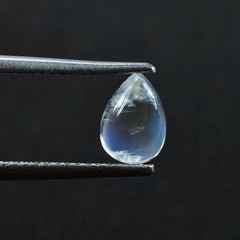 RAINBOW MOONSTONE PEAR CAB (CLEAN TO SI) 7.00X5.00 MM 0.73 Cts.